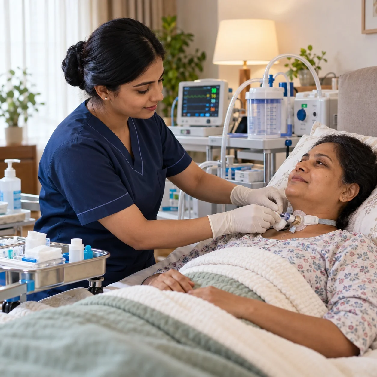 Palliative care support at home